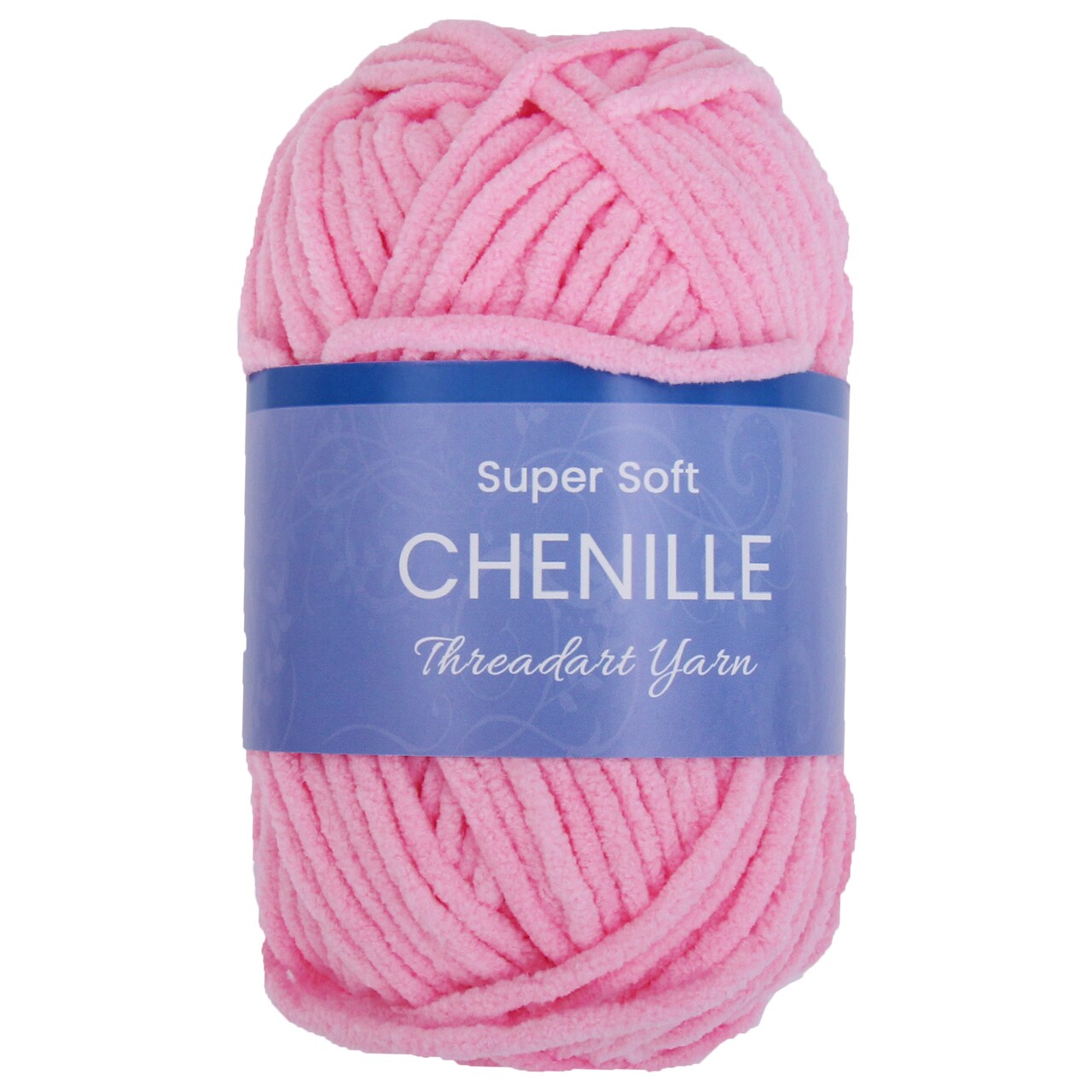 ThreadArt #5 Chenille Yarn for Crocheting, Knitting, Amigurumi, Super Soft Plush Velvet Yarn - 50 Gram 60 yds Fluffy Yarn Skeins